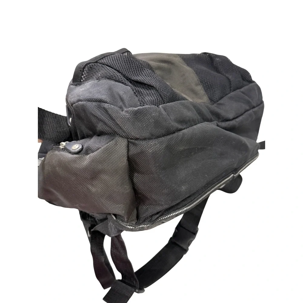 Vintage Alienware Odyssey Gaming Laptop Backpack Black Grey Ballistic Nylon Y2K